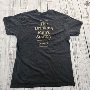 Dewar's Drinking Man's Scotch Black Short Sleeve T-Shirt Men's L